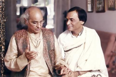 Kavi Narayan Agrawal with Pt. Jasraj