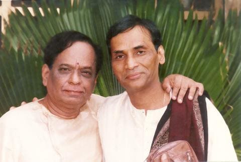Kavi Narayan Agrawal with Dr. M. Balamurali Krishna