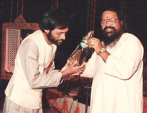 Kavi Narayan Agrawal with Hari Om Sharan