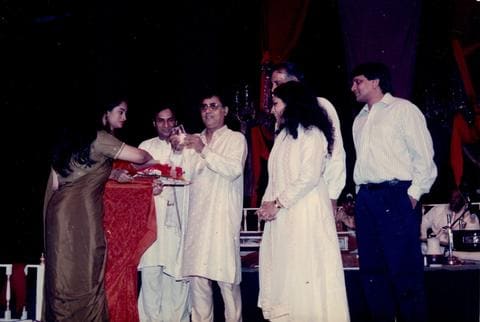 Kavi Narayan Agrawal with Jagjit Singh