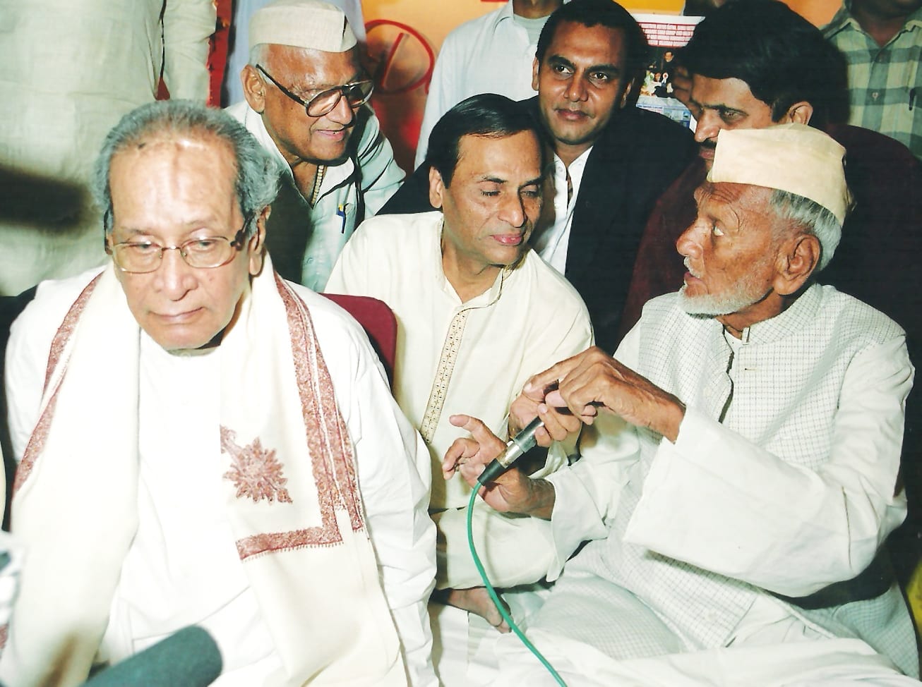 Bharat Ratna Ustad Bismillah Khan, Kavi Narayan Agrawal and Bharat Ratna Pt. Bhimsen Joshi